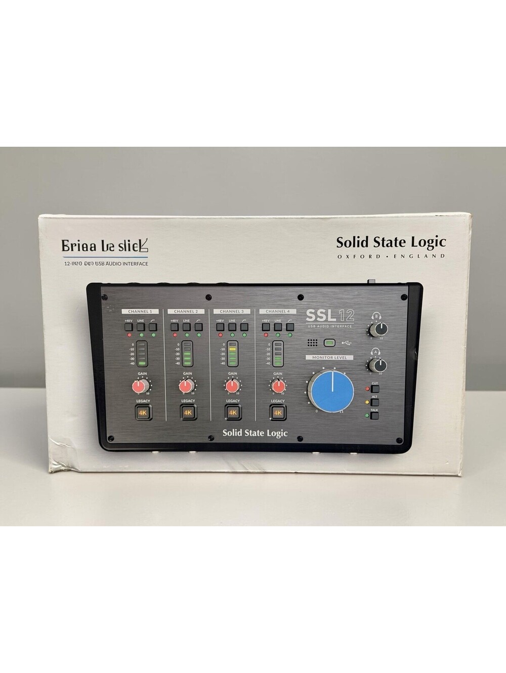 Solid State Logic SSL 12 12-In and 8-Out USB Audio Interface / Box with Minor We